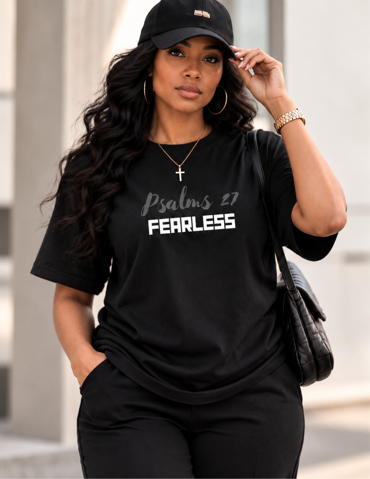 Psalms 27 Oversized Tee