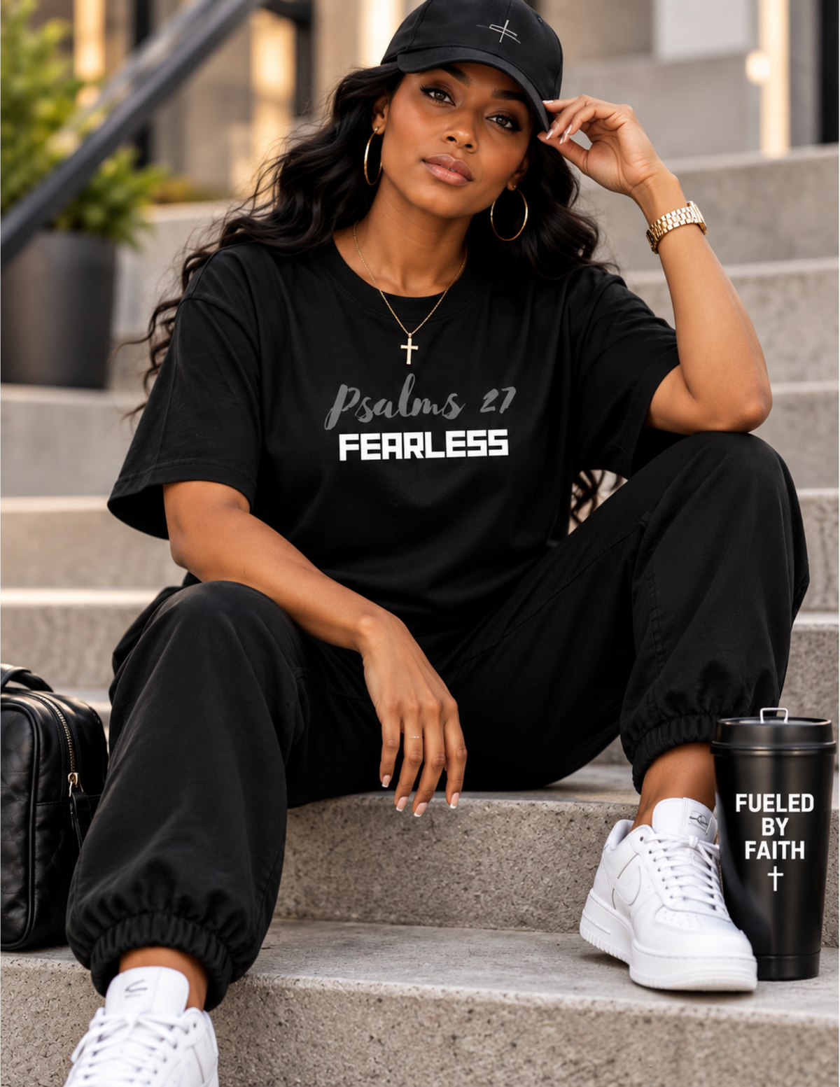 Psalms 27 Oversized Tee