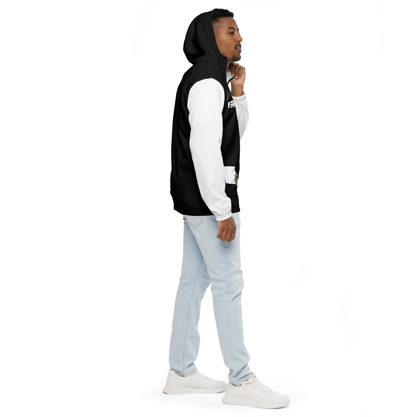 Psalms 27 Fearless Black Windbreaker